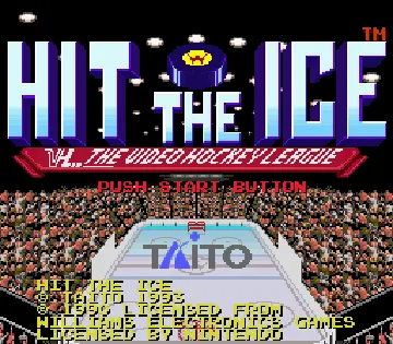 Hit the Ice - VHL - The Official Video Hockey League (USA) screen shot title